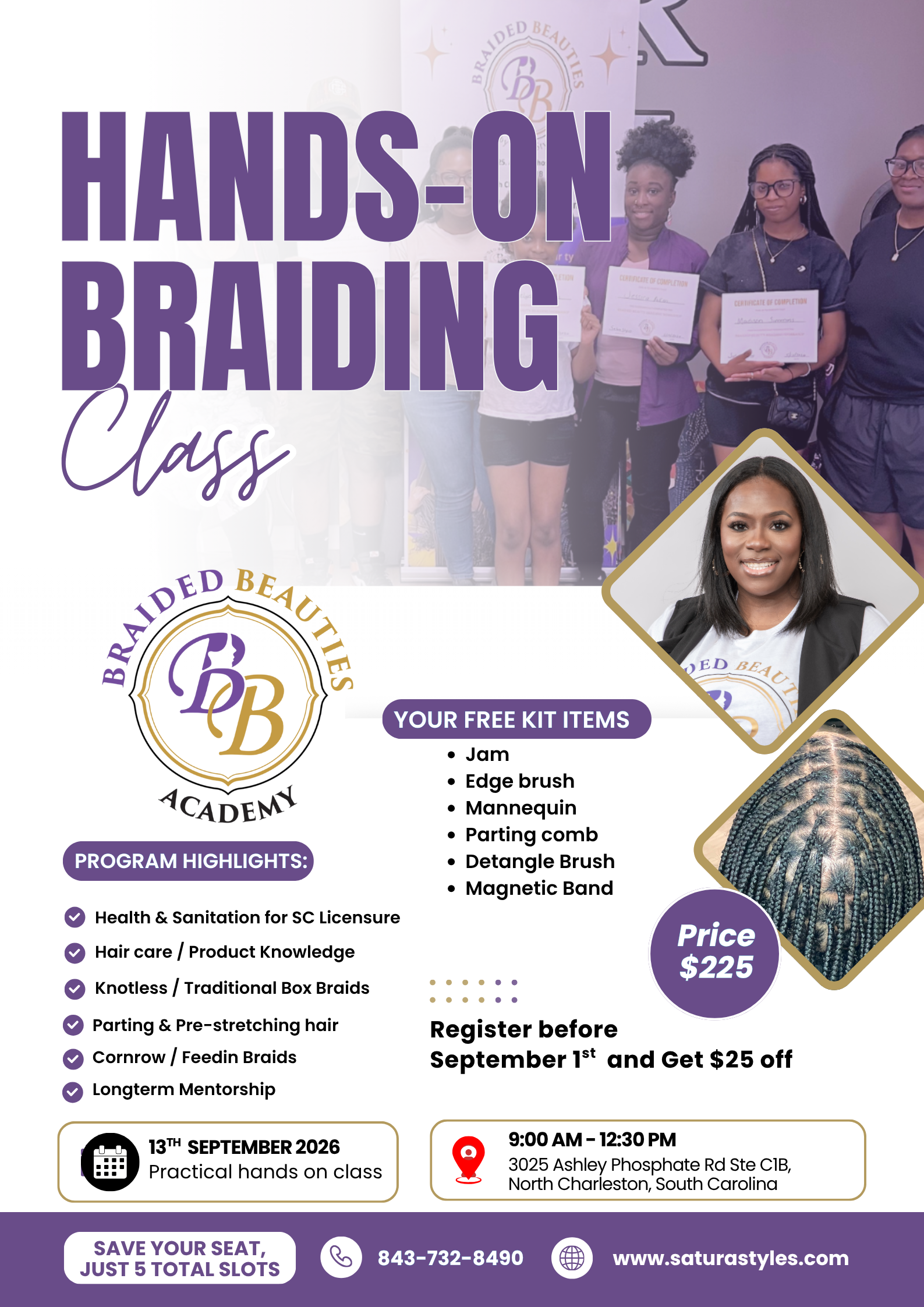 Beyond The Basics Braid Class | Satura Styles - September Class