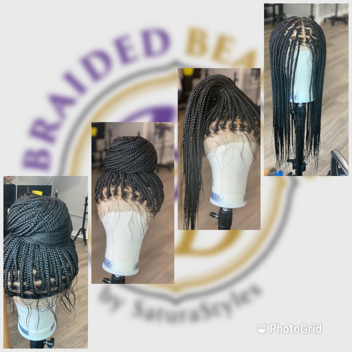 Small knotless full lace wig